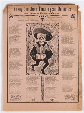 JOSÉ GUADALUPE POSADA Collection of 25 broadsides.